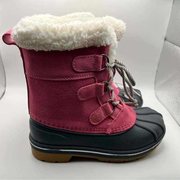 Cat & Jack Pink and Gray Kids Boots - Picture 3 of 5